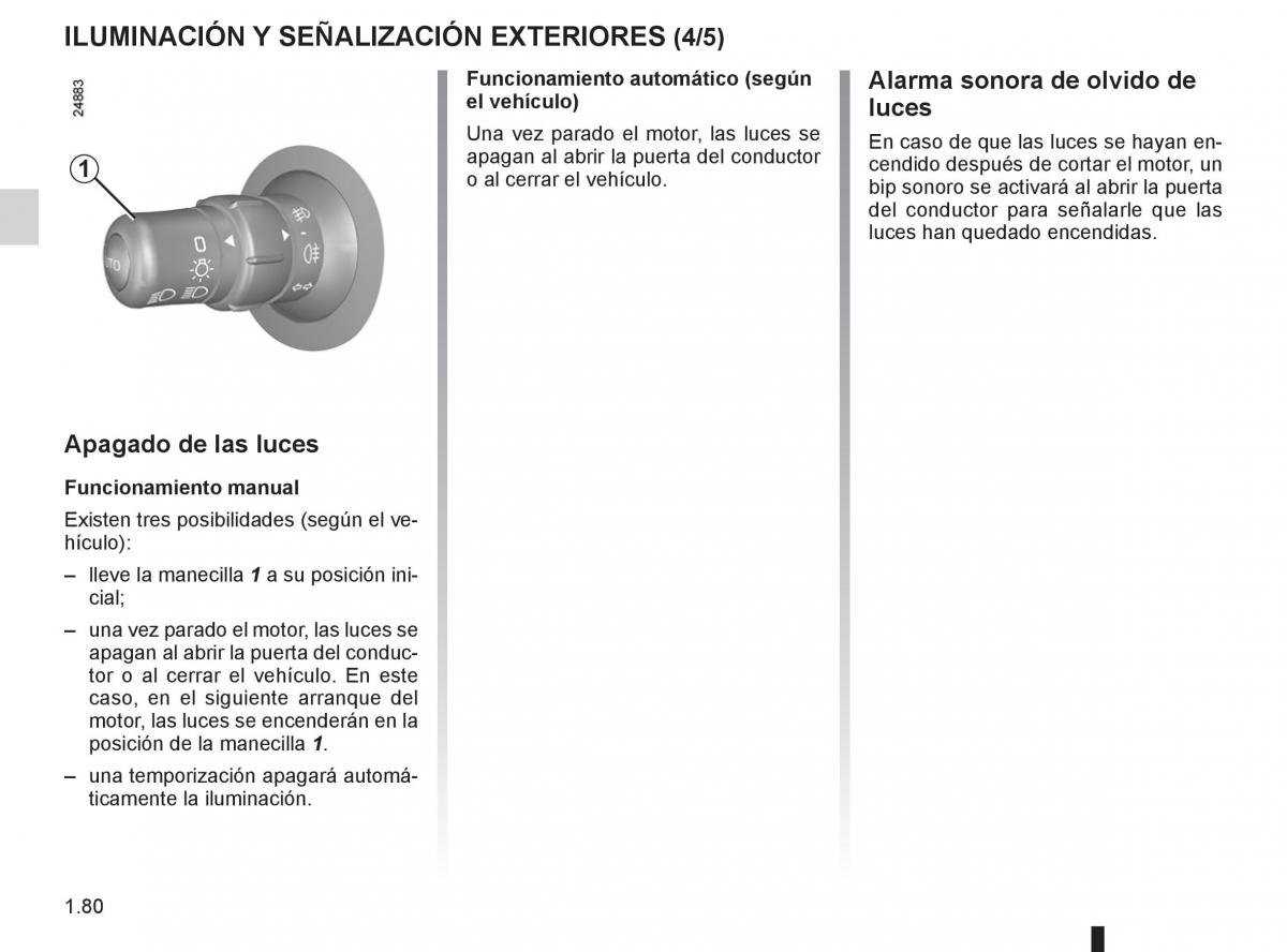 Renault Clio III 3 manual del propietario / page 86