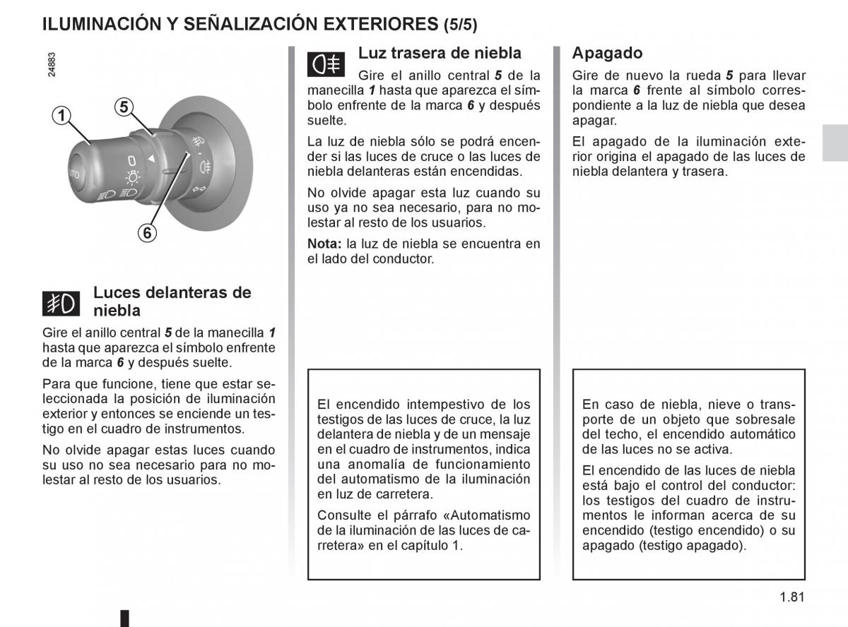 Renault Clio III 3 manual del propietario / page 87