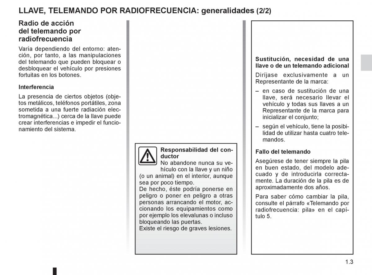 Renault Clio III 3 manual del propietario / page 9