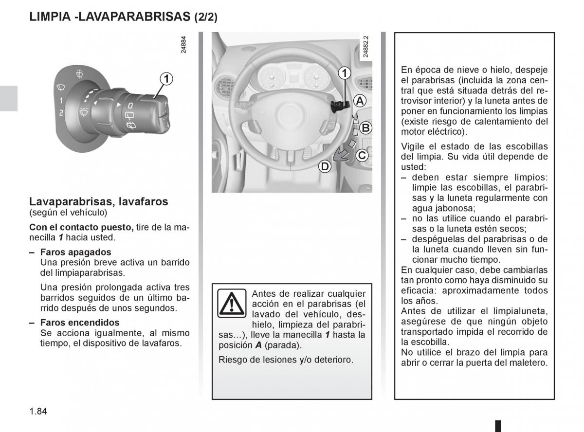 Renault Clio III 3 manual del propietario / page 90