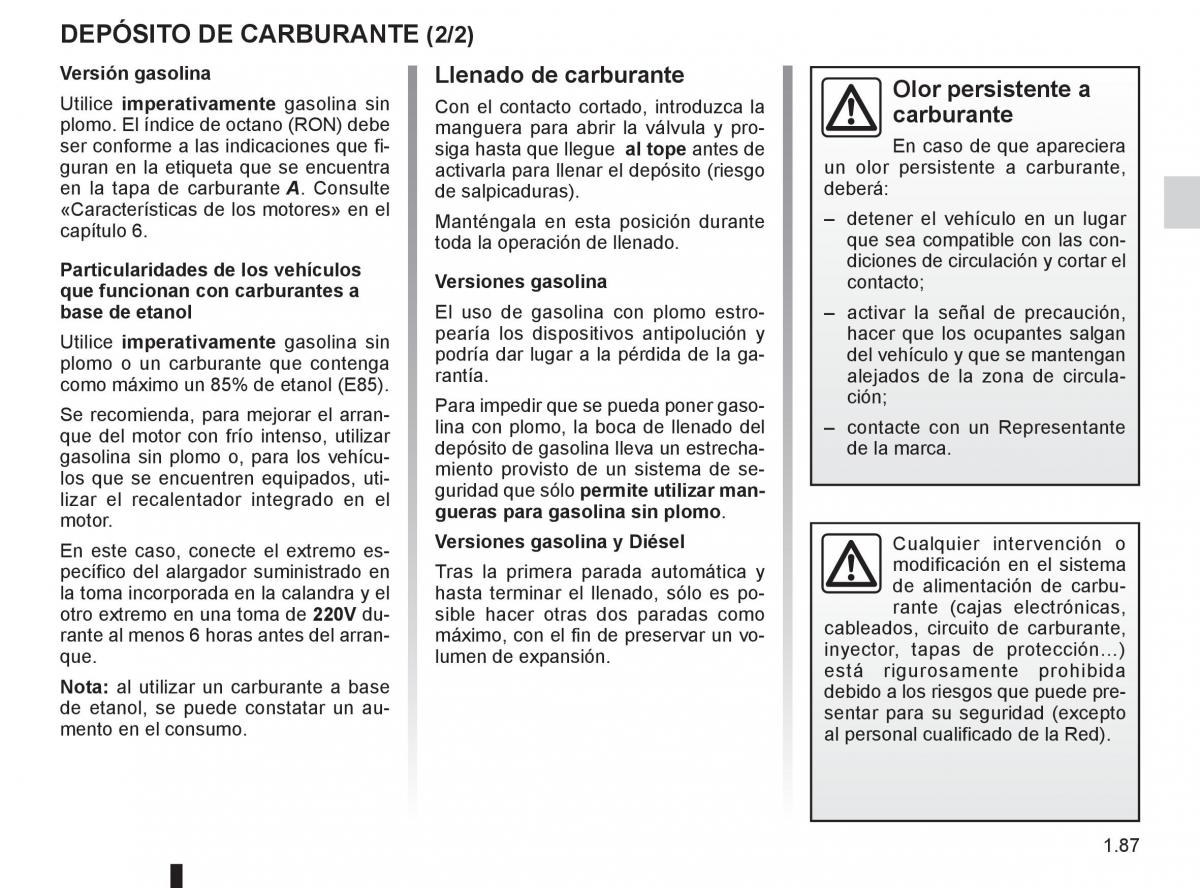 Renault Clio III 3 manual del propietario / page 93