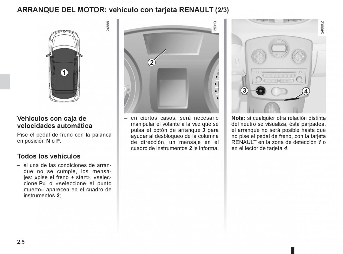 Renault Clio III 3 manual del propietario / page 100