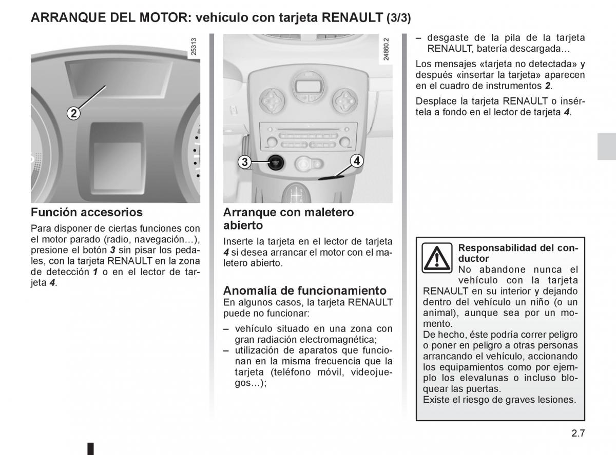 Renault Clio III 3 manual del propietario / page 101