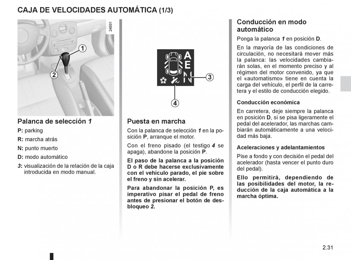 Renault Clio III 3 manual del propietario / page 125