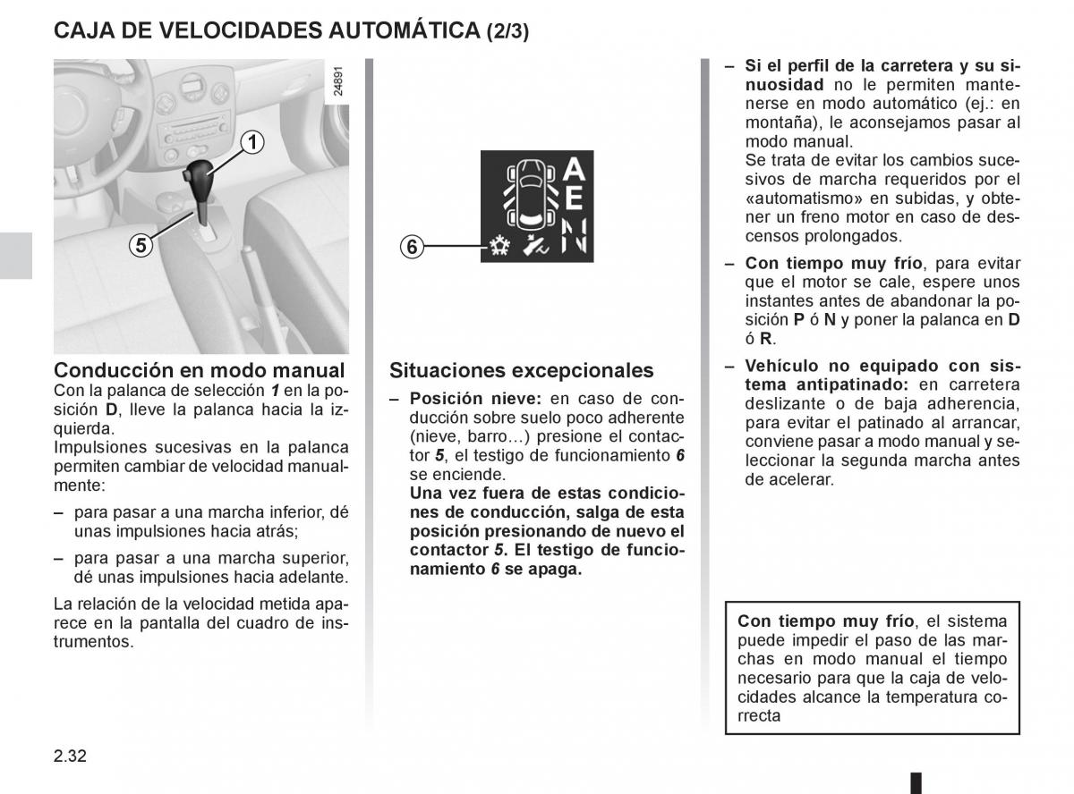 Renault Clio III 3 manual del propietario / page 126