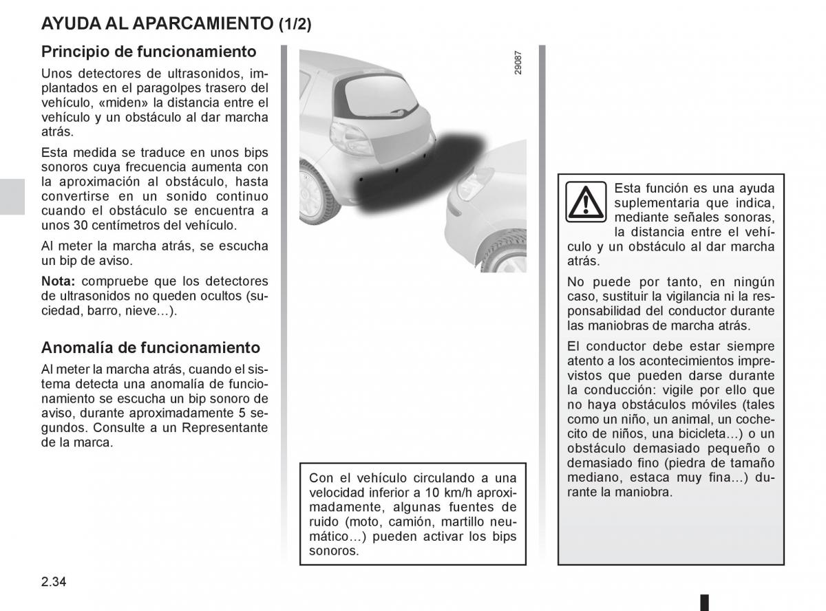 Renault Clio III 3 manual del propietario / page 128