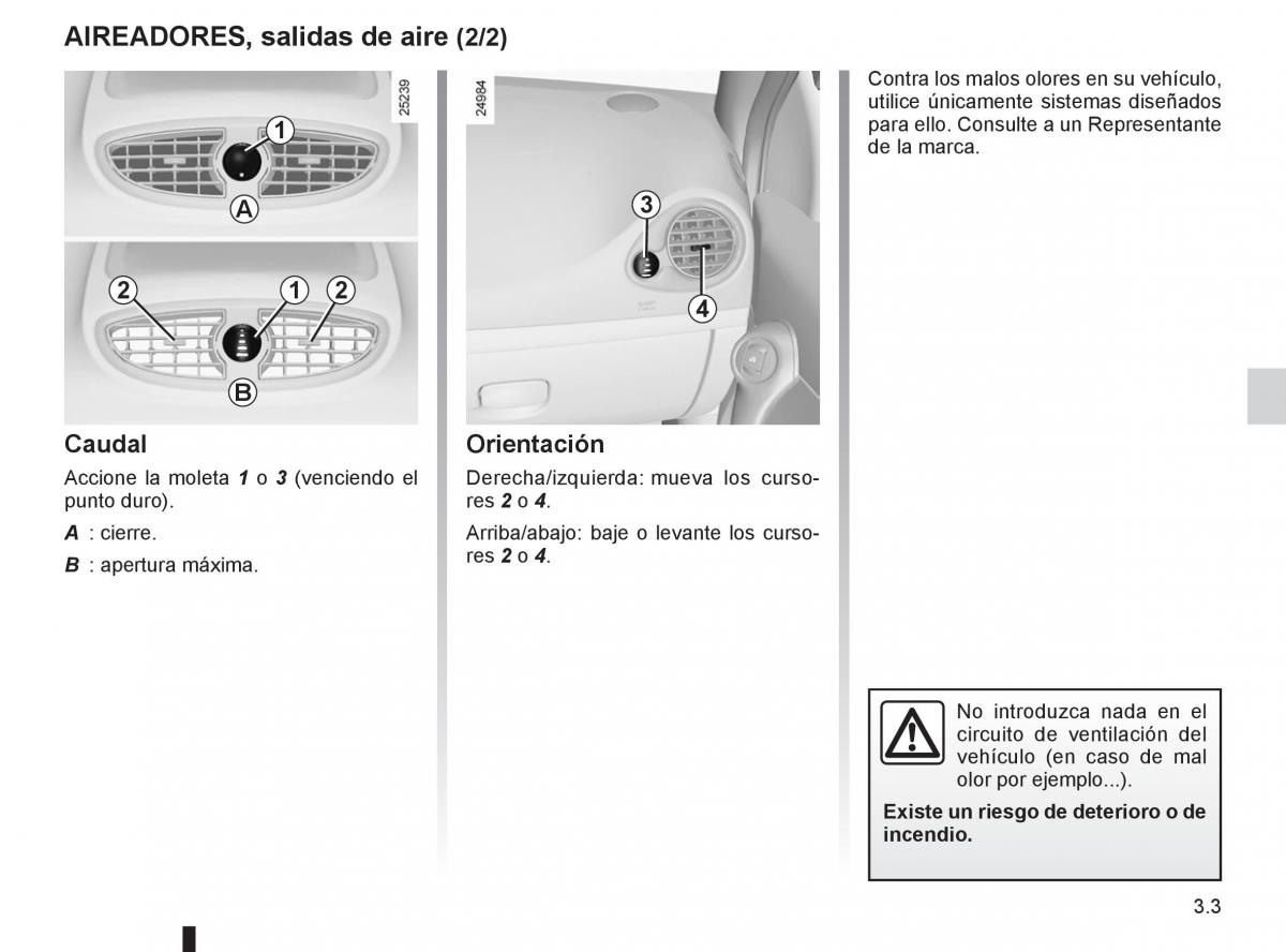 Renault Clio III 3 manual del propietario / page 133