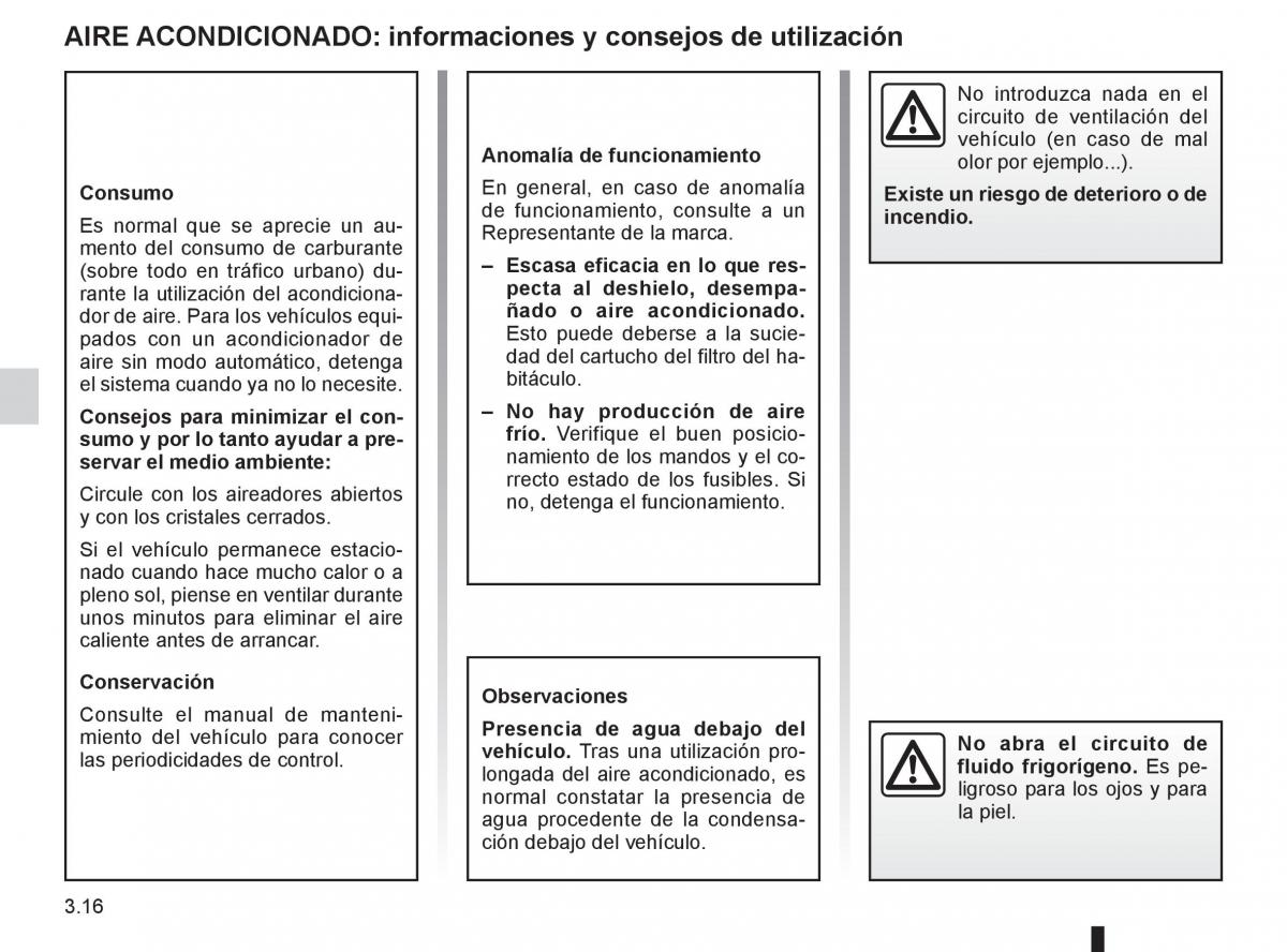 Renault Clio III 3 manual del propietario / page 146