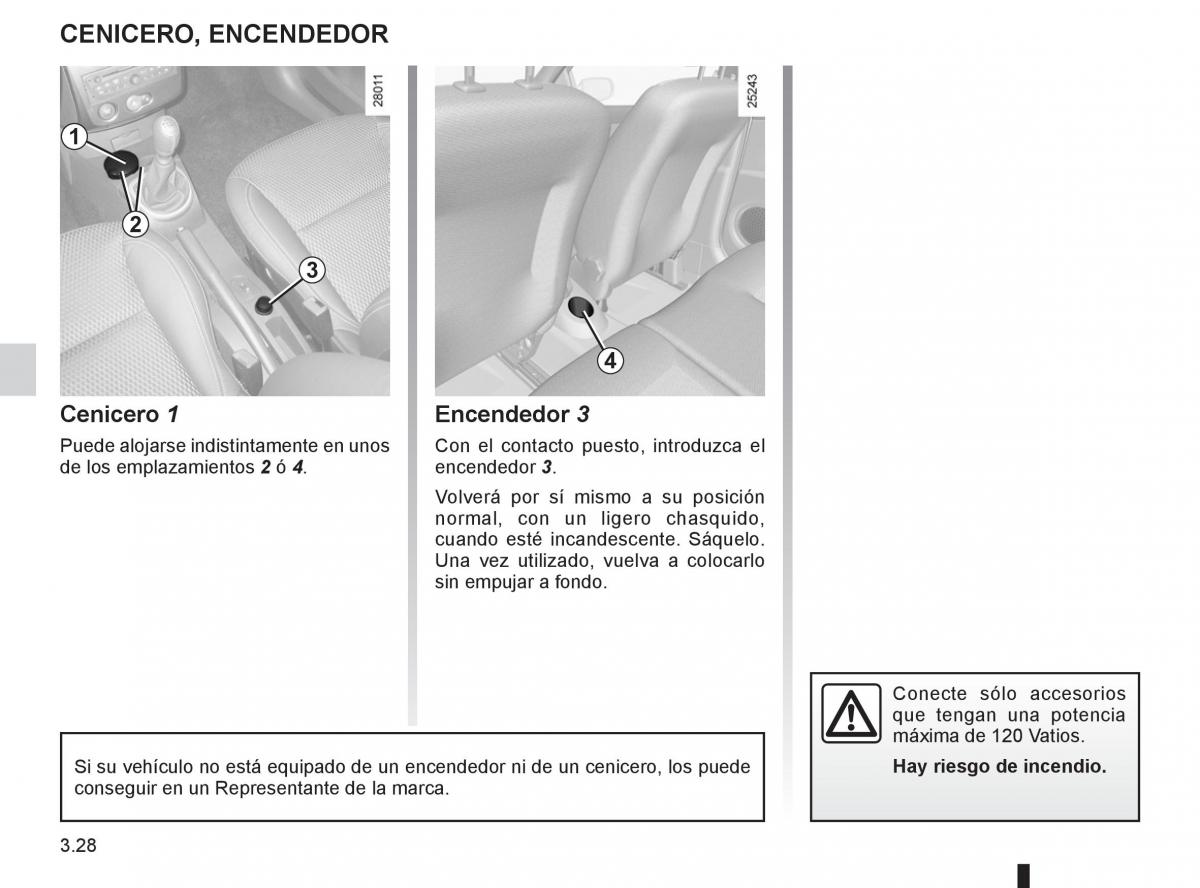 Renault Clio III 3 manual del propietario / page 158