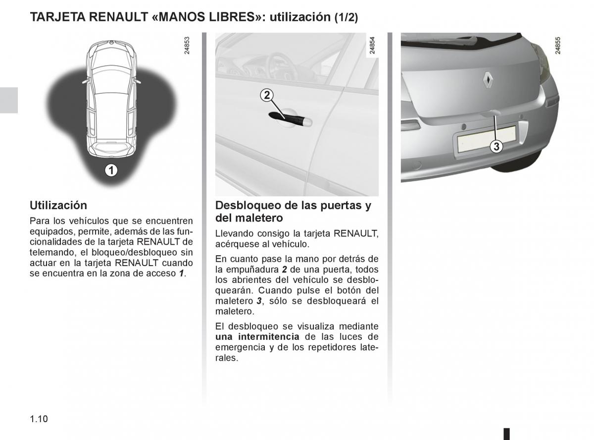 Renault Clio III 3 manual del propietario / page 16