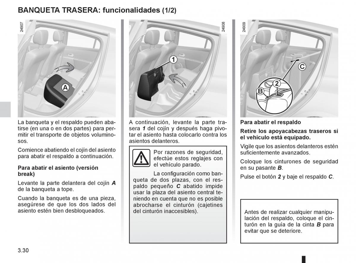 Renault Clio III 3 manual del propietario / page 160