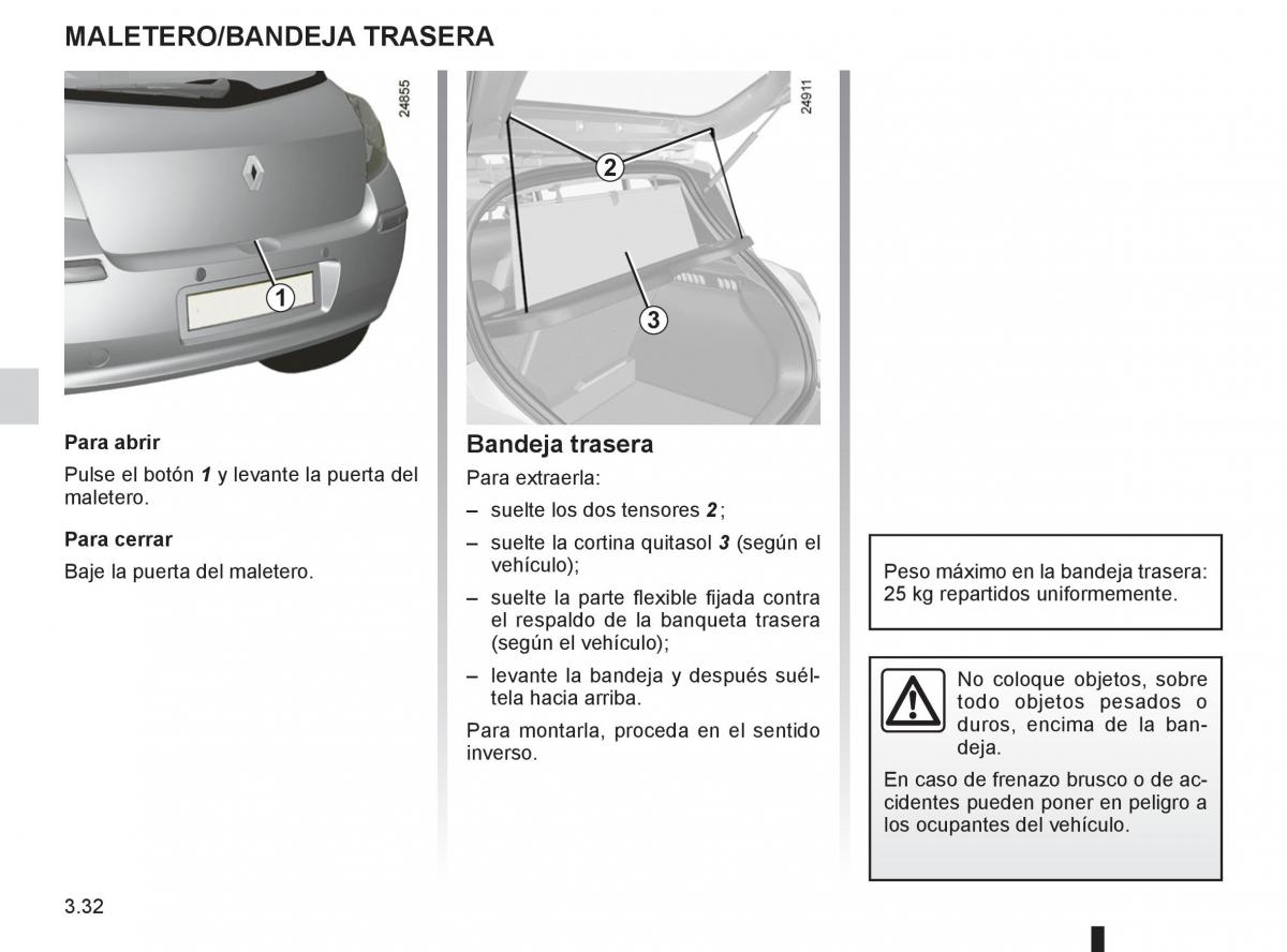 Renault Clio III 3 manual del propietario / page 162