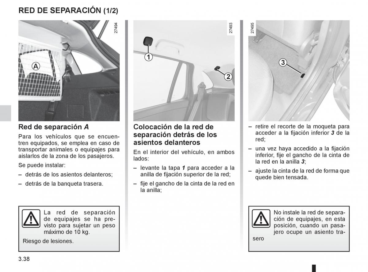 Renault Clio III 3 manual del propietario / page 168