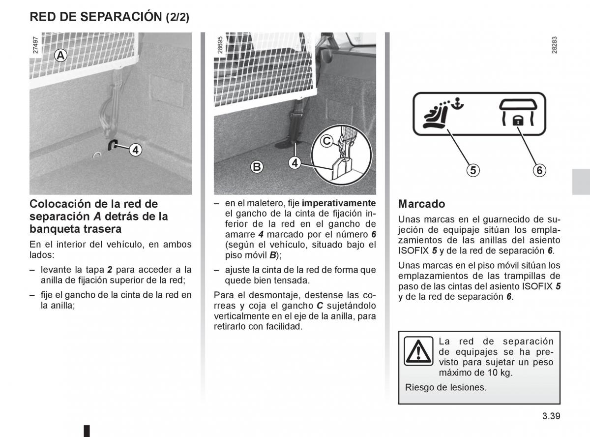 Renault Clio III 3 manual del propietario / page 169