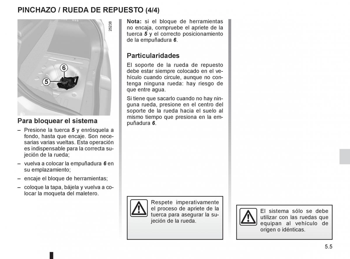 Renault Clio III 3 manual del propietario / page 193