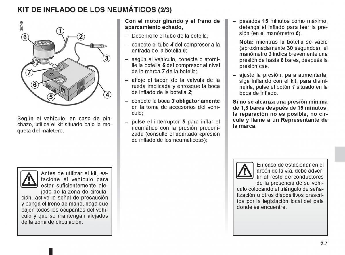 Renault Clio III 3 manual del propietario / page 195