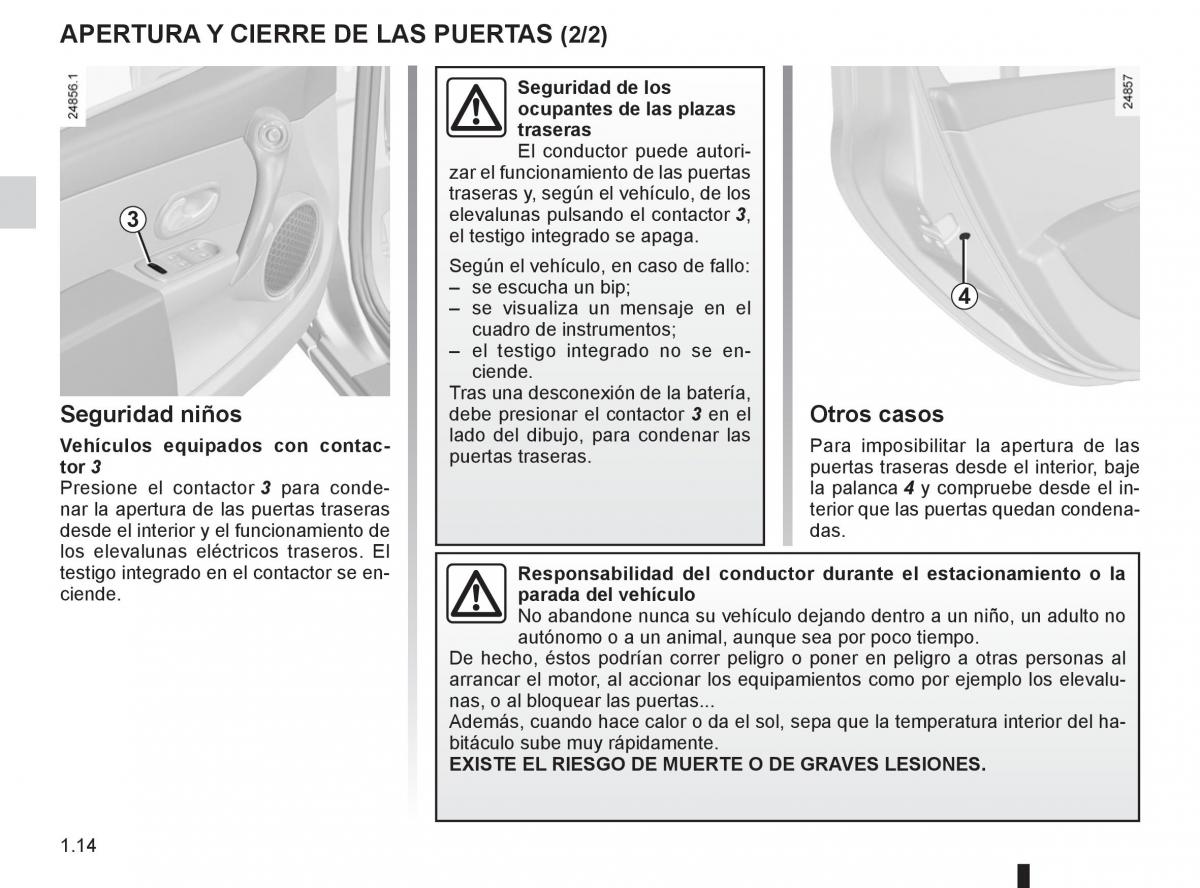 Renault Clio III 3 manual del propietario / page 20