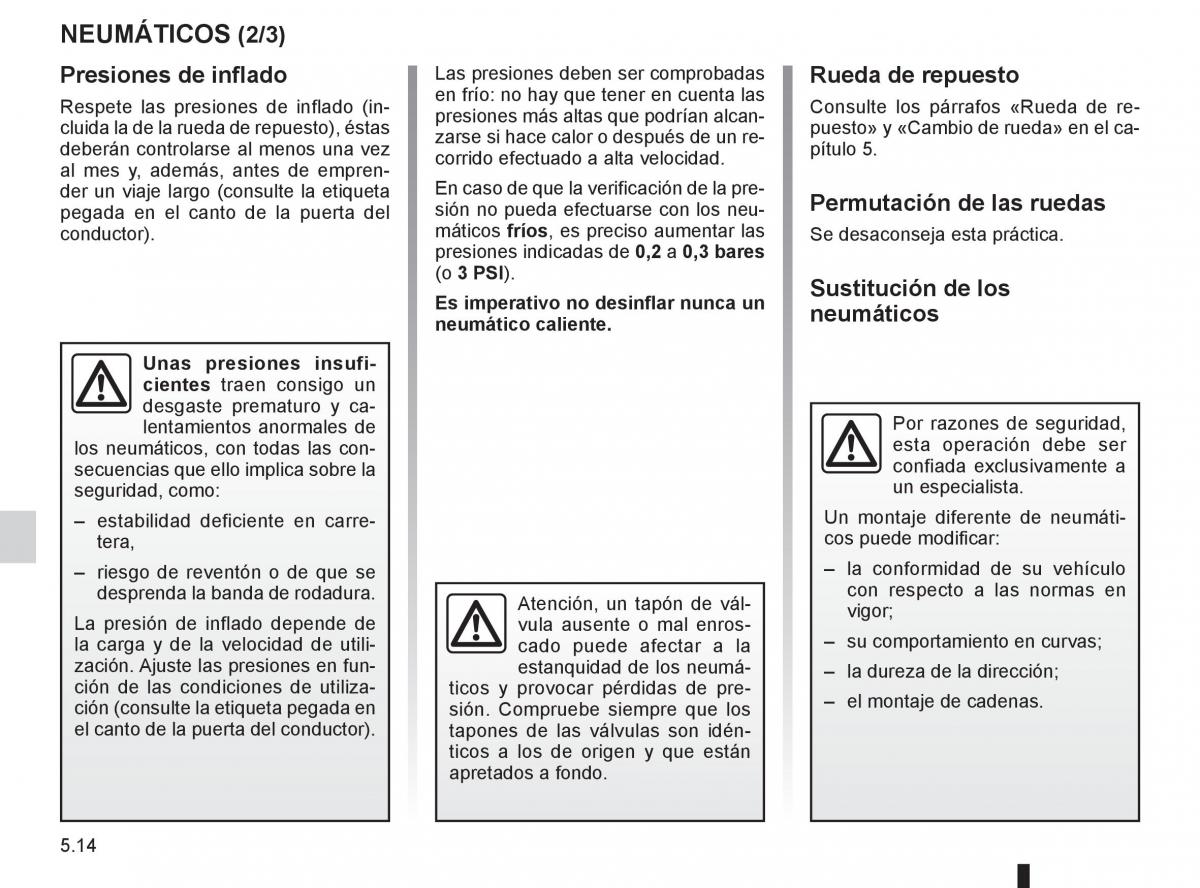 Renault Clio III 3 manual del propietario / page 202