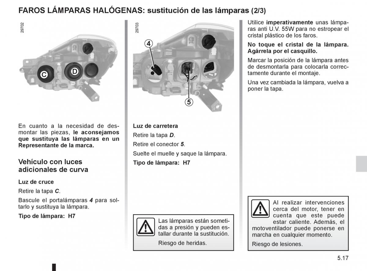 Renault Clio III 3 manual del propietario / page 205