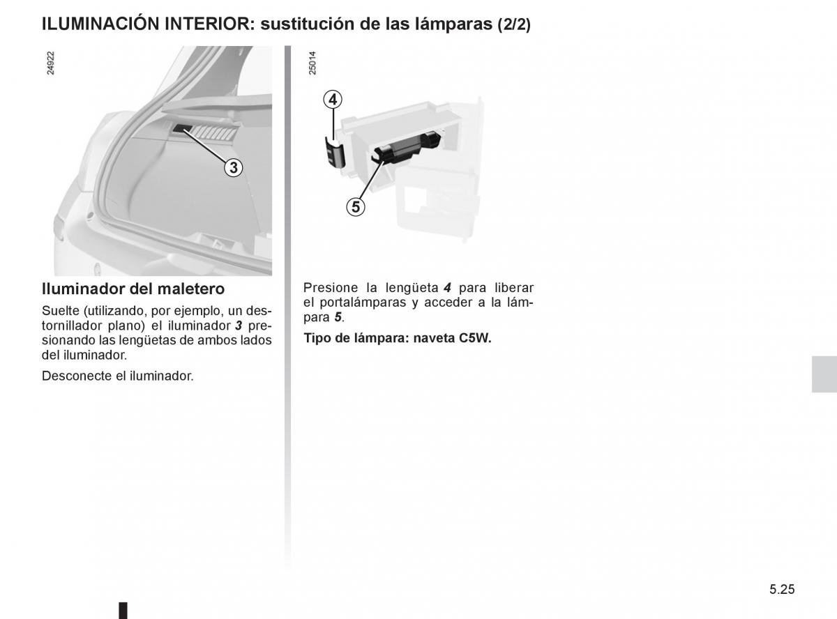 Renault Clio III 3 manual del propietario / page 213