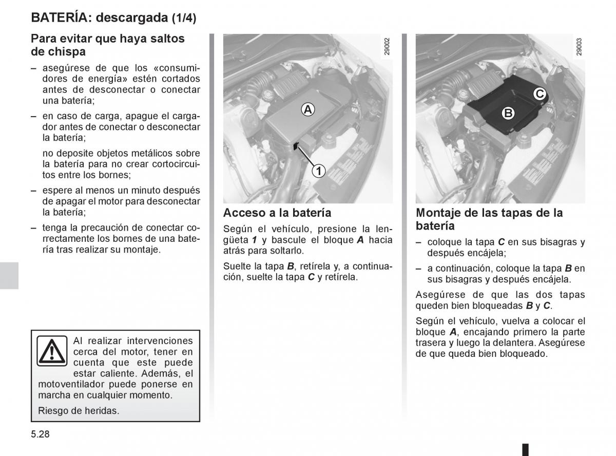 Renault Clio III 3 manual del propietario / page 216