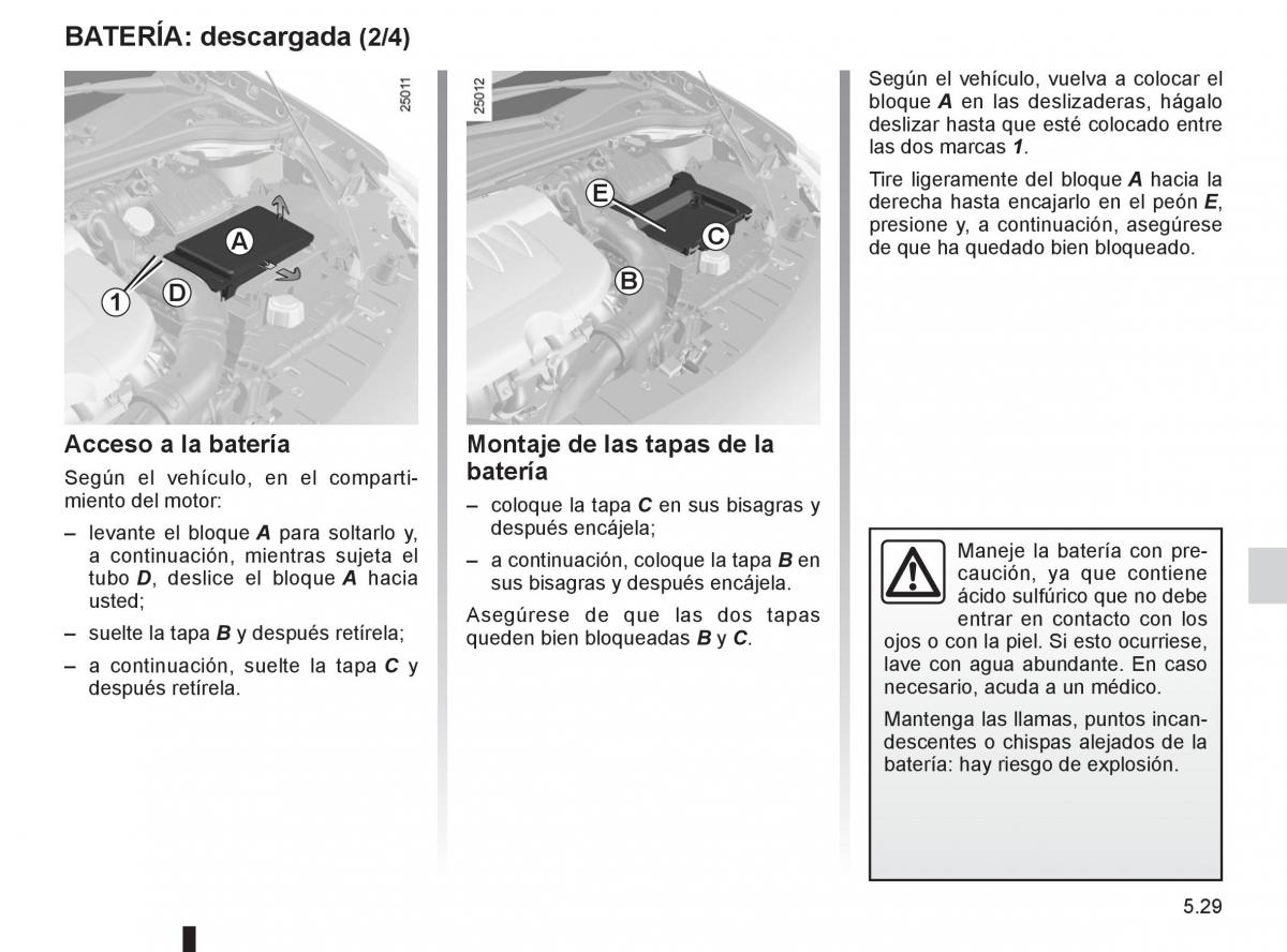 Renault Clio III 3 manual del propietario / page 217