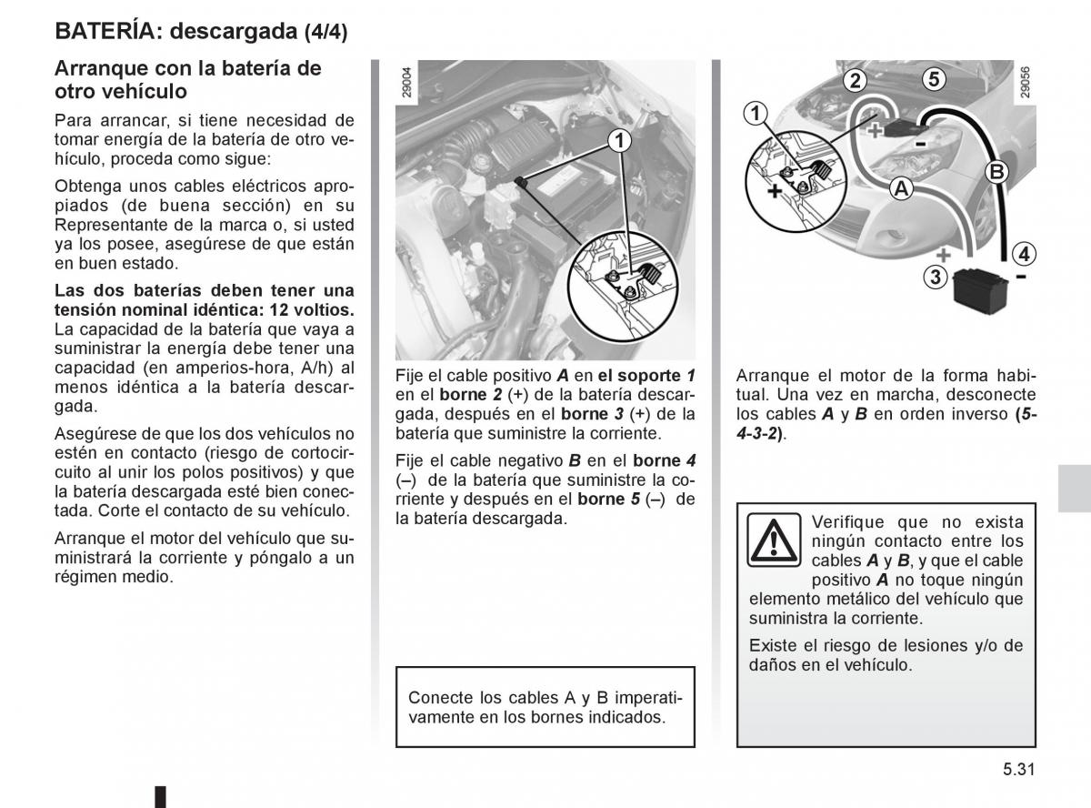 Renault Clio III 3 manual del propietario / page 219