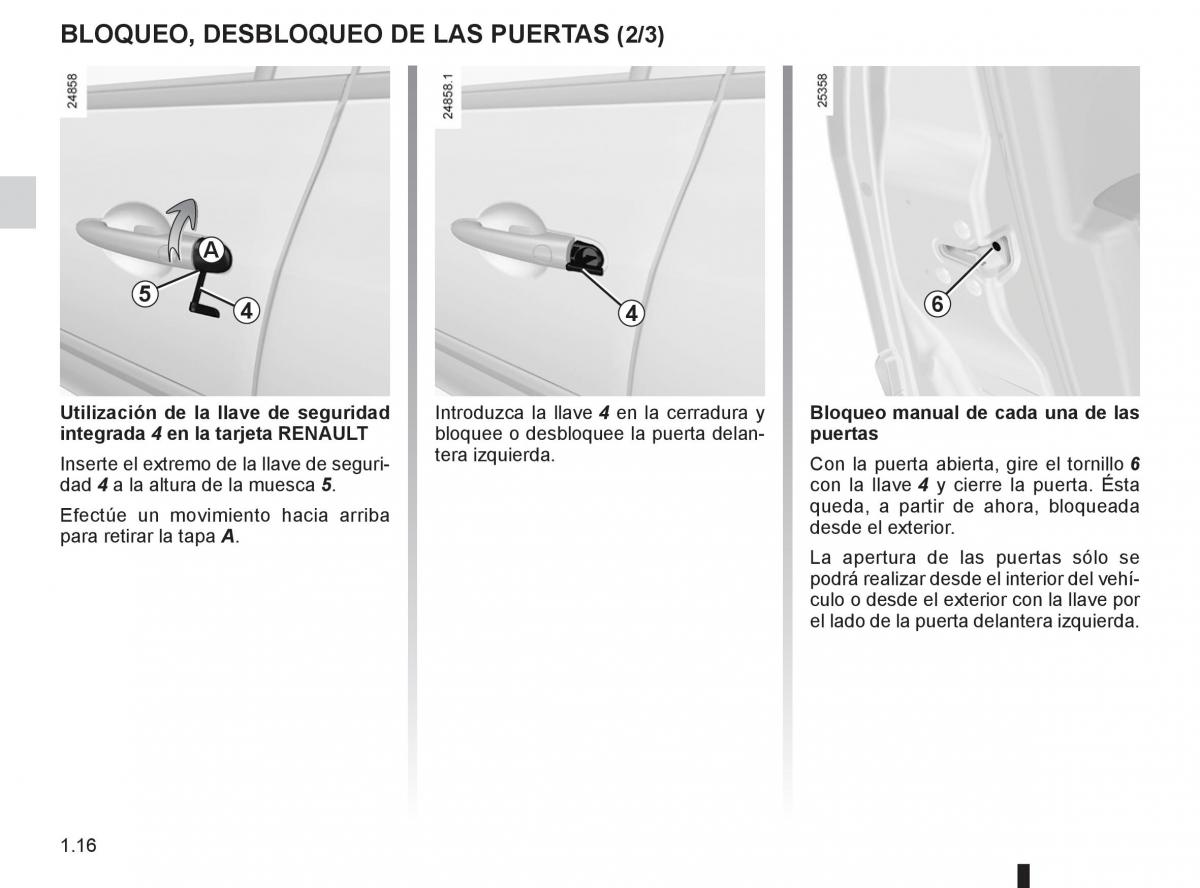 Renault Clio III 3 manual del propietario / page 22