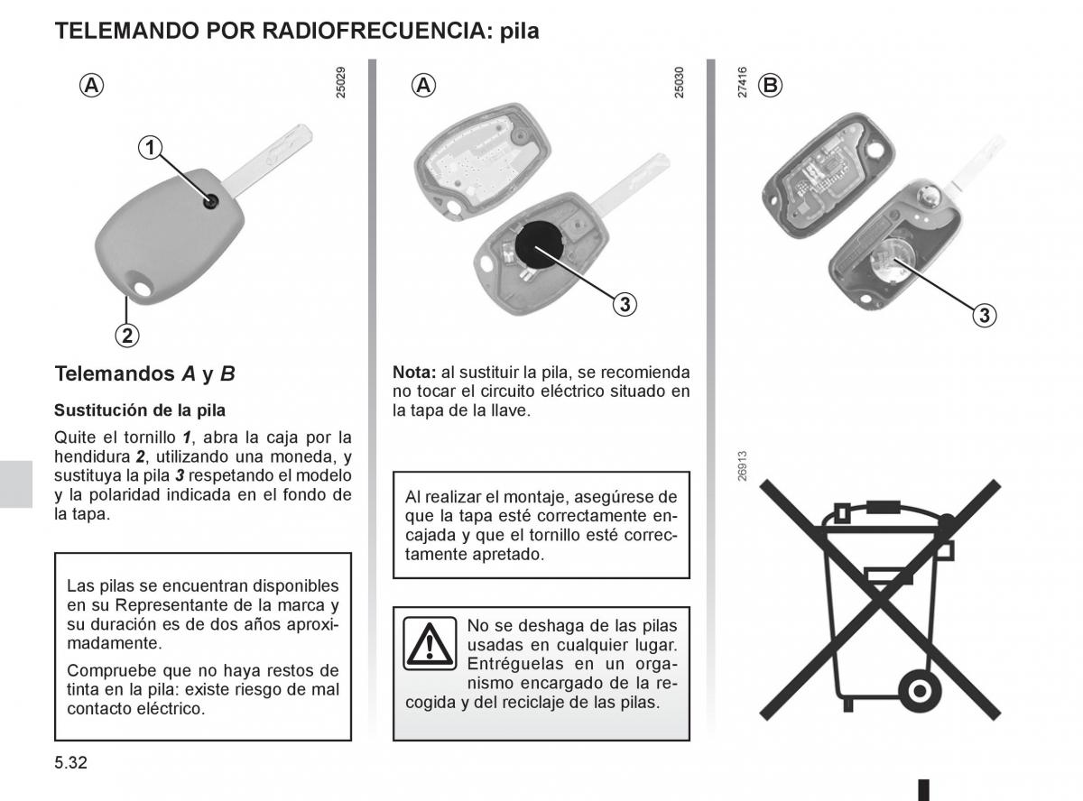 Renault Clio III 3 manual del propietario / page 220