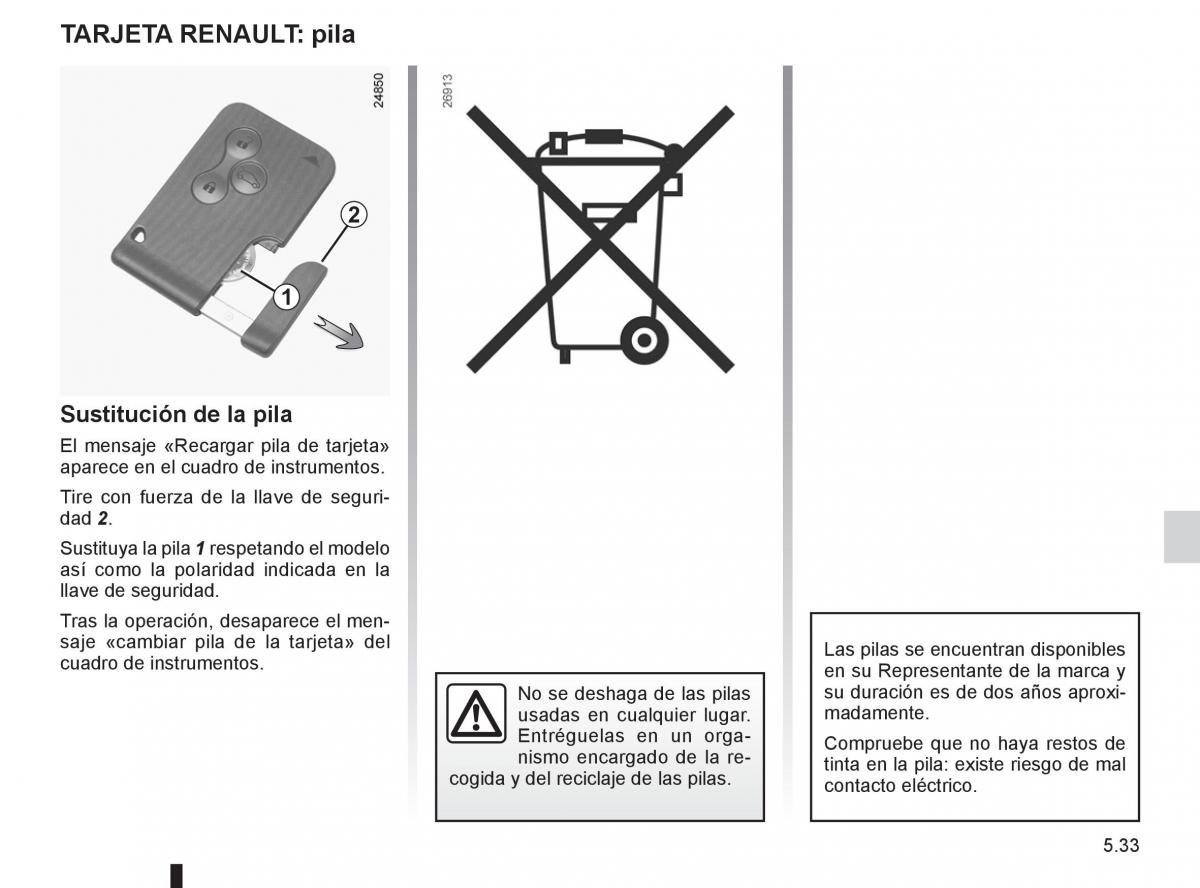 Renault Clio III 3 manual del propietario / page 221