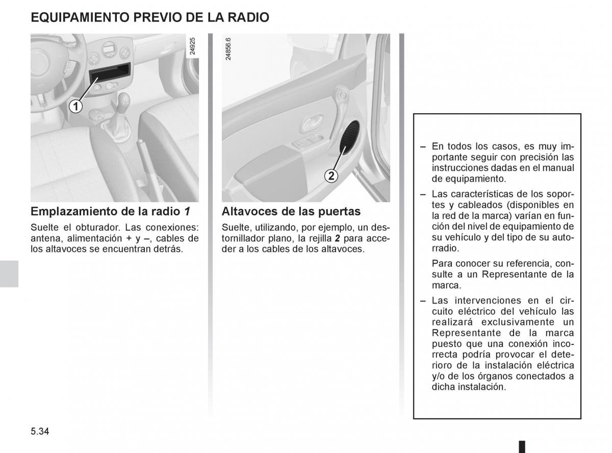 Renault Clio III 3 manual del propietario / page 222