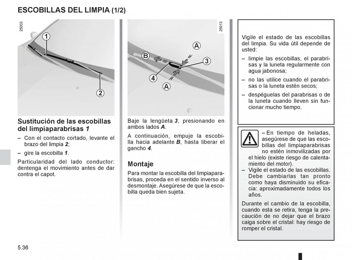 Renault Clio III 3 manual del propietario / page 224