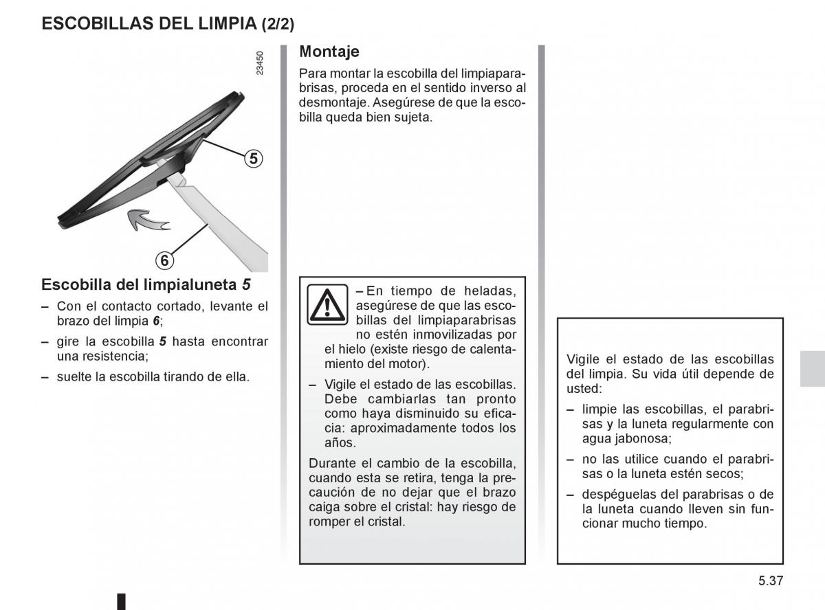 Renault Clio III 3 manual del propietario / page 225