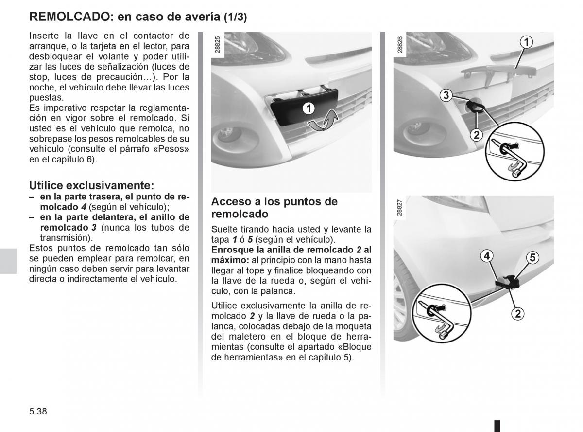 Renault Clio III 3 manual del propietario / page 226