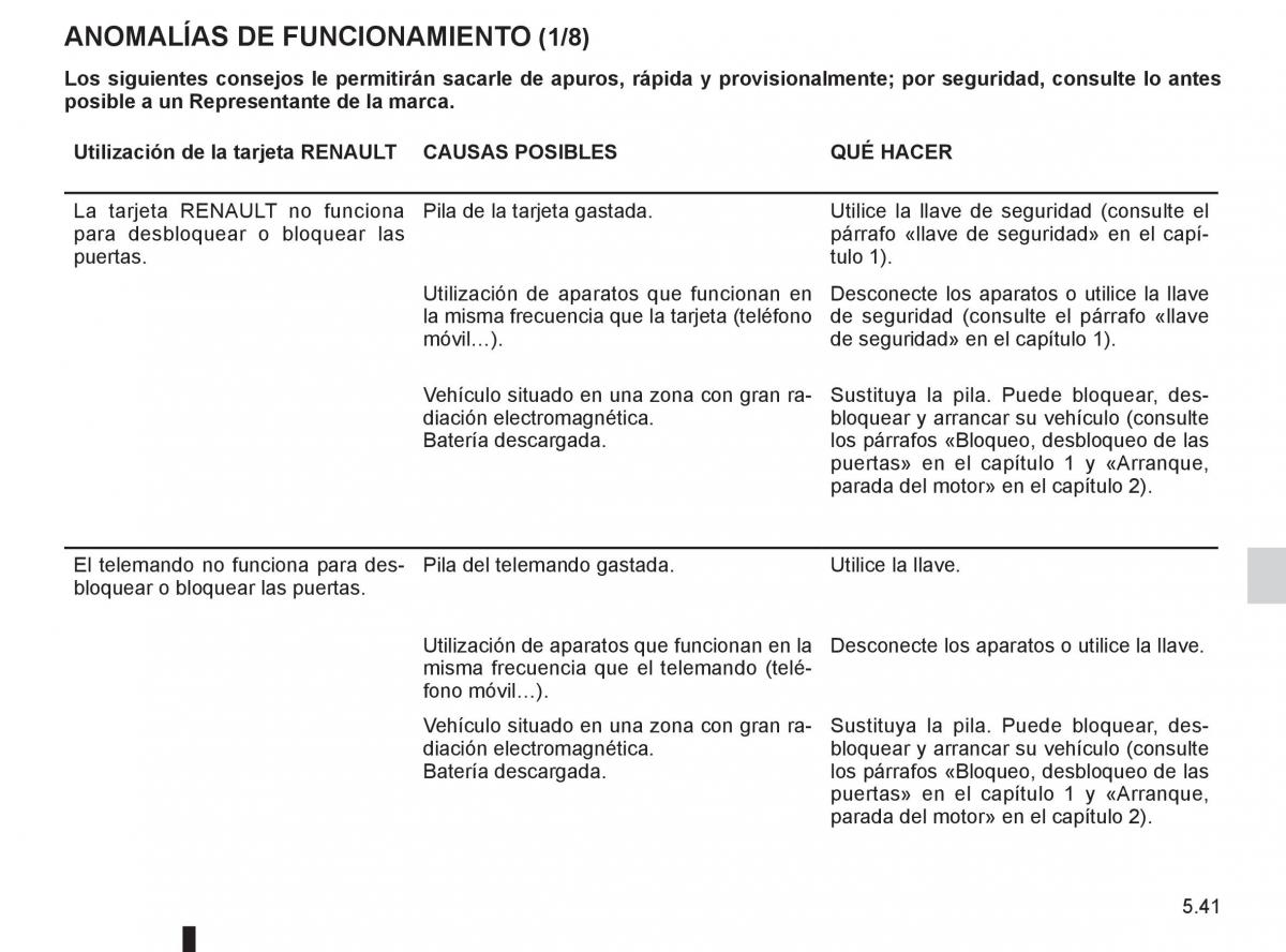 Renault Clio III 3 manual del propietario / page 229