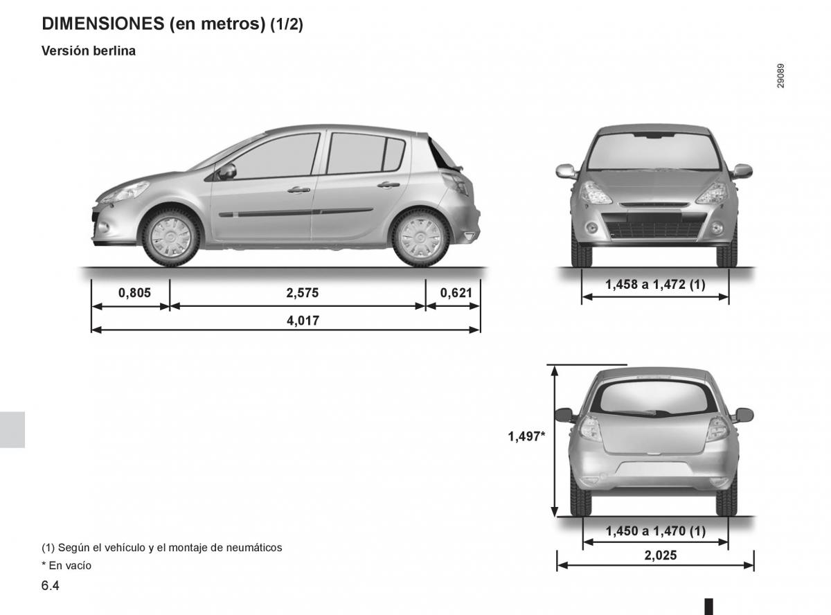 Renault Clio III 3 manual del propietario / page 240