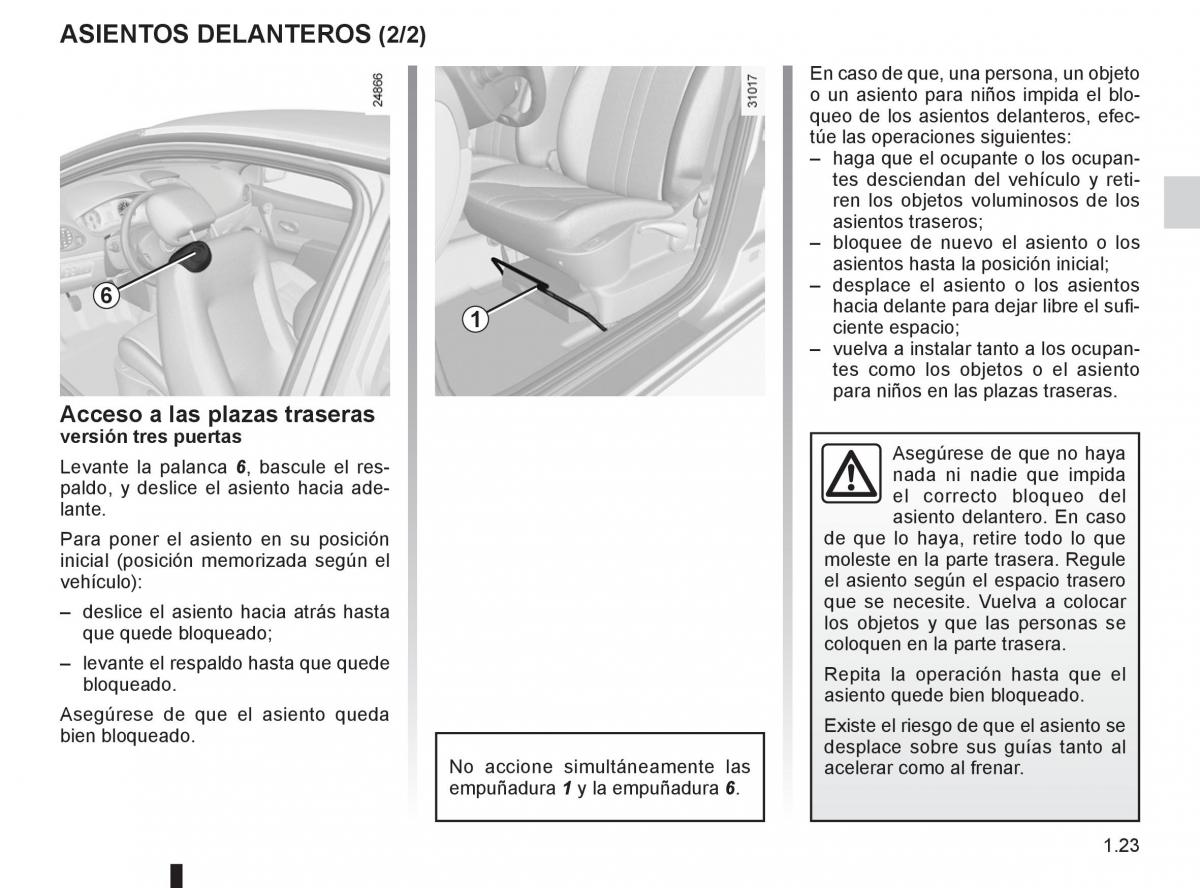 Renault Clio III 3 manual del propietario / page 29