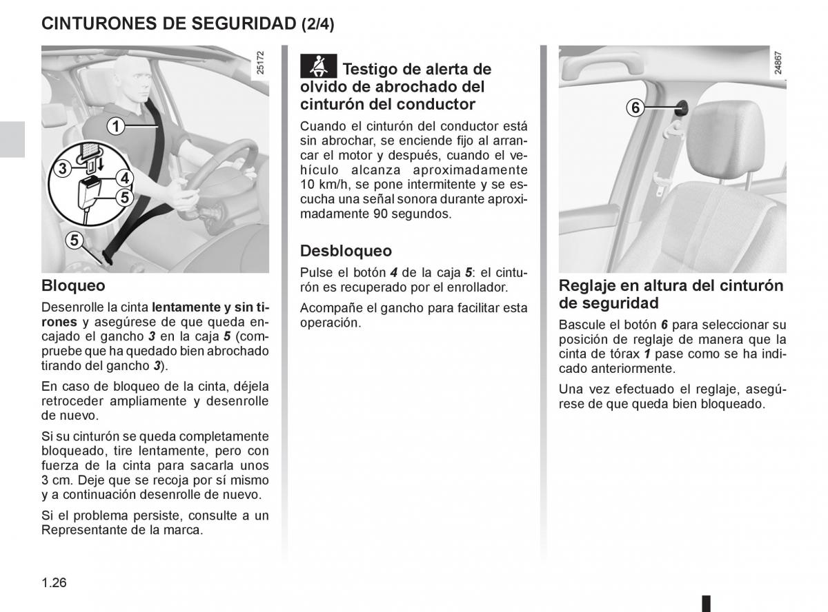 Renault Clio III 3 manual del propietario / page 32