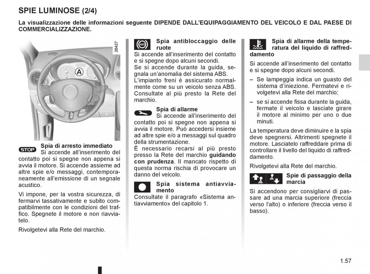 Renault Clio III 3 manuale del proprietario / page 63