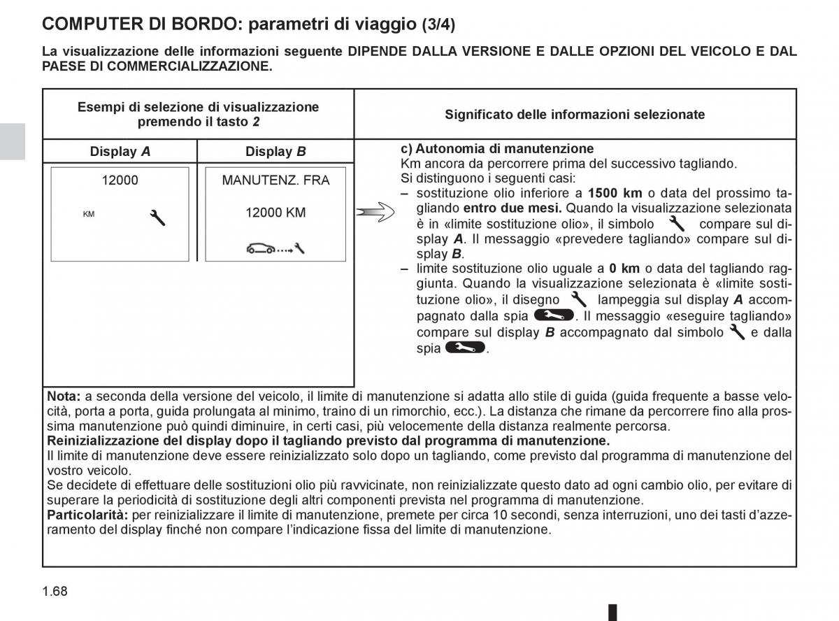 Renault Clio III 3 manuale del proprietario / page 74