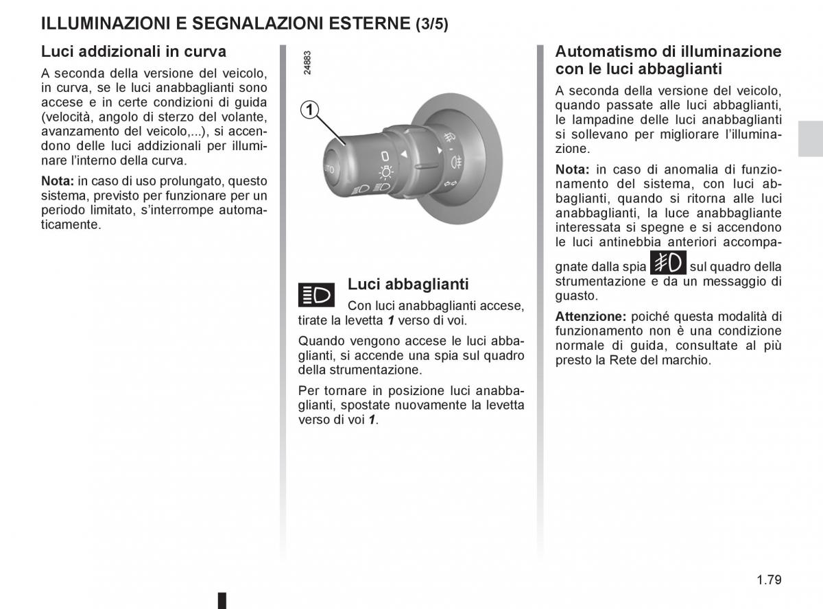 Renault Clio III 3 manuale del proprietario / page 85