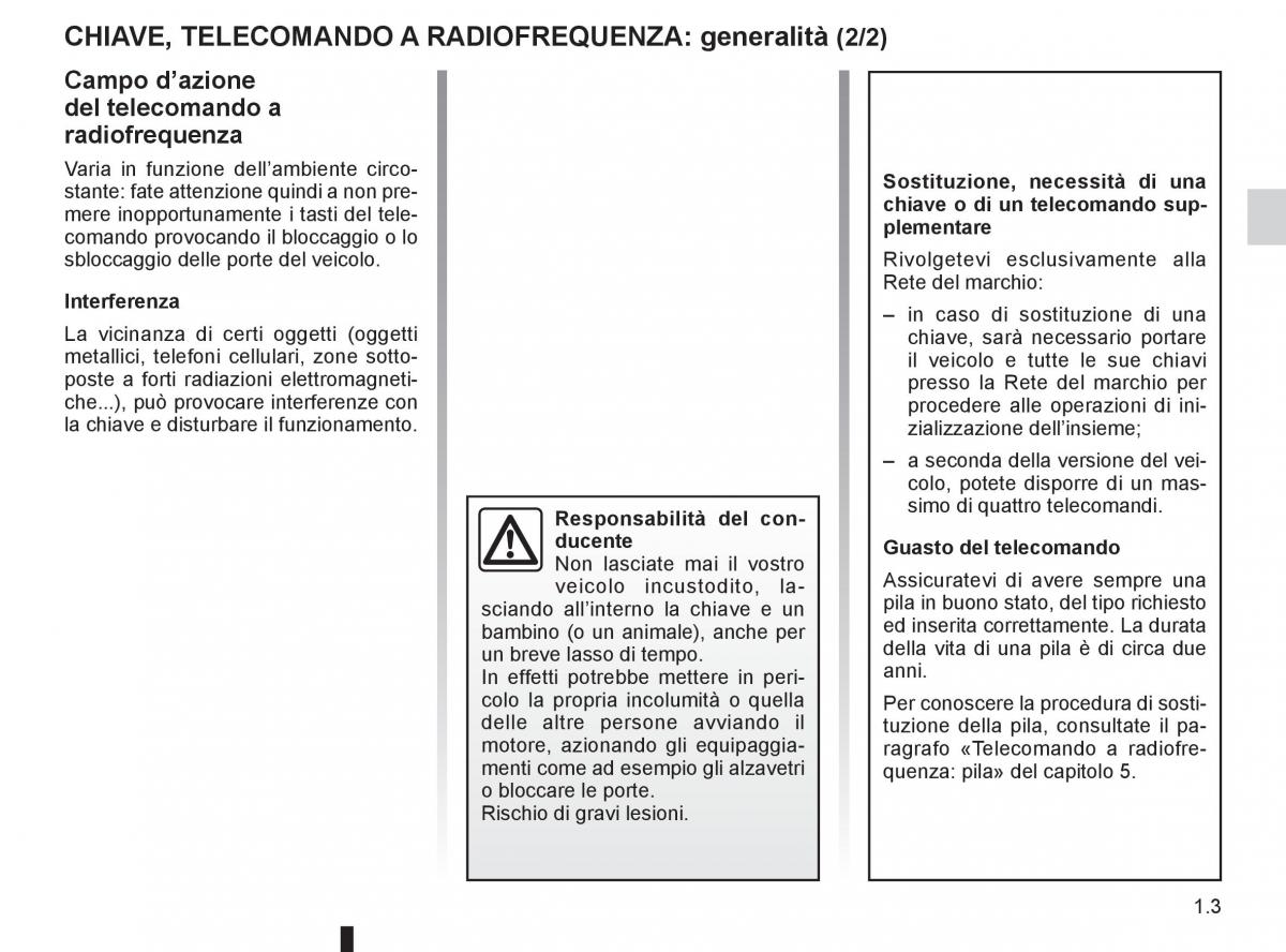 Renault Clio III 3 manuale del proprietario / page 9