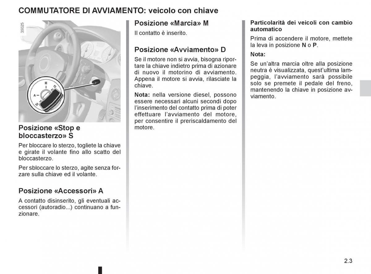 Renault Clio III 3 manuale del proprietario / page 97