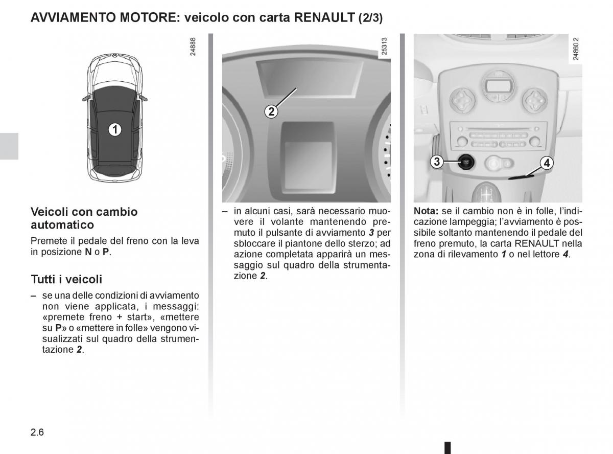 Renault Clio III 3 manuale del proprietario / page 100