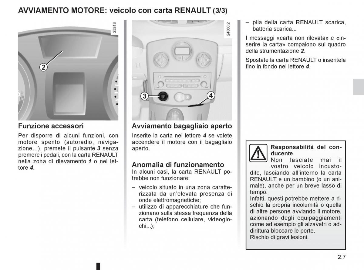 Renault Clio III 3 manuale del proprietario / page 101