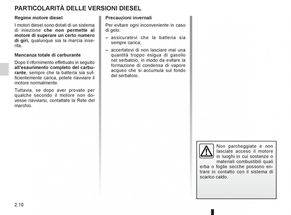 Renault Clio III 3 manuale del proprietario / page 104