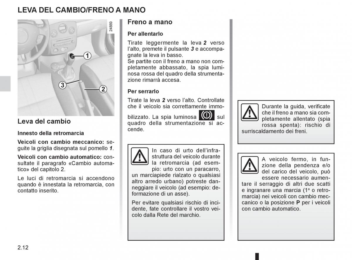 Renault Clio III 3 manuale del proprietario / page 106