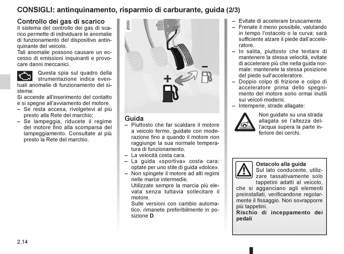 Renault Clio III 3 manuale del proprietario / page 108