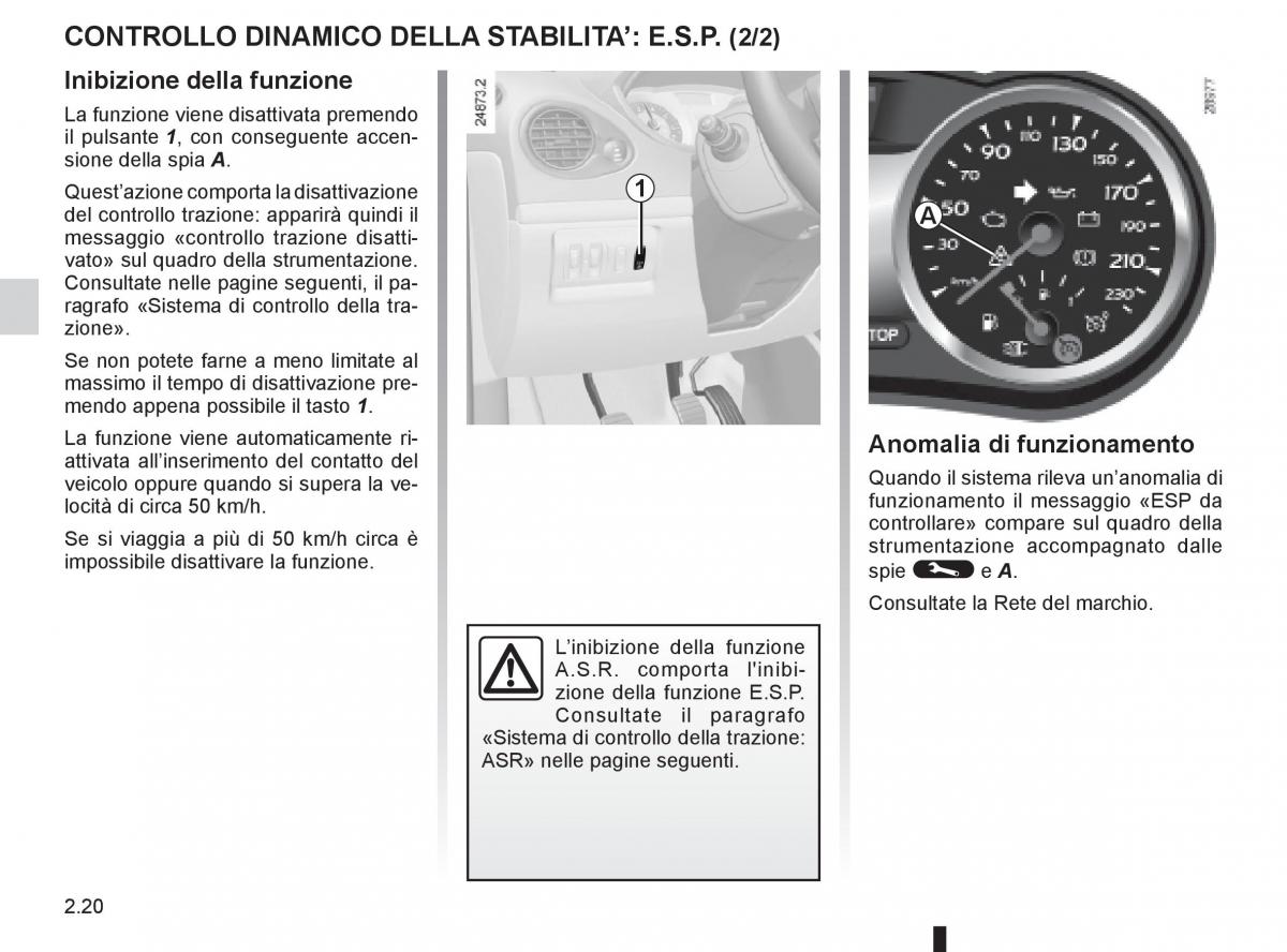 Renault Clio III 3 manuale del proprietario / page 114