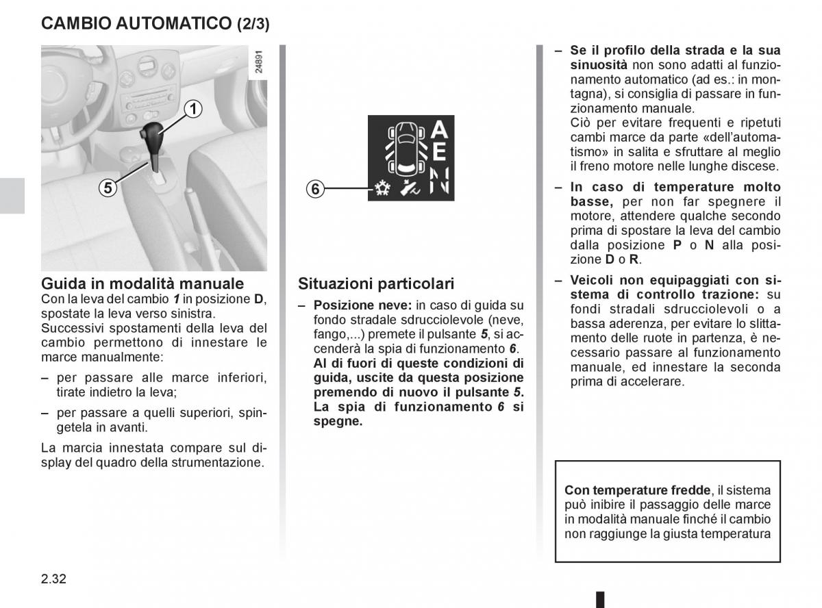 Renault Clio III 3 manuale del proprietario / page 126